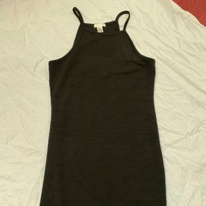 Bozzolo Black Bodycon Dress